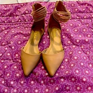 Liliana Solid Light Pink Flats